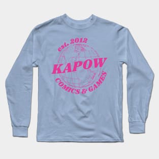 Kapow Global - Hot Pink Long Sleeve T-Shirt